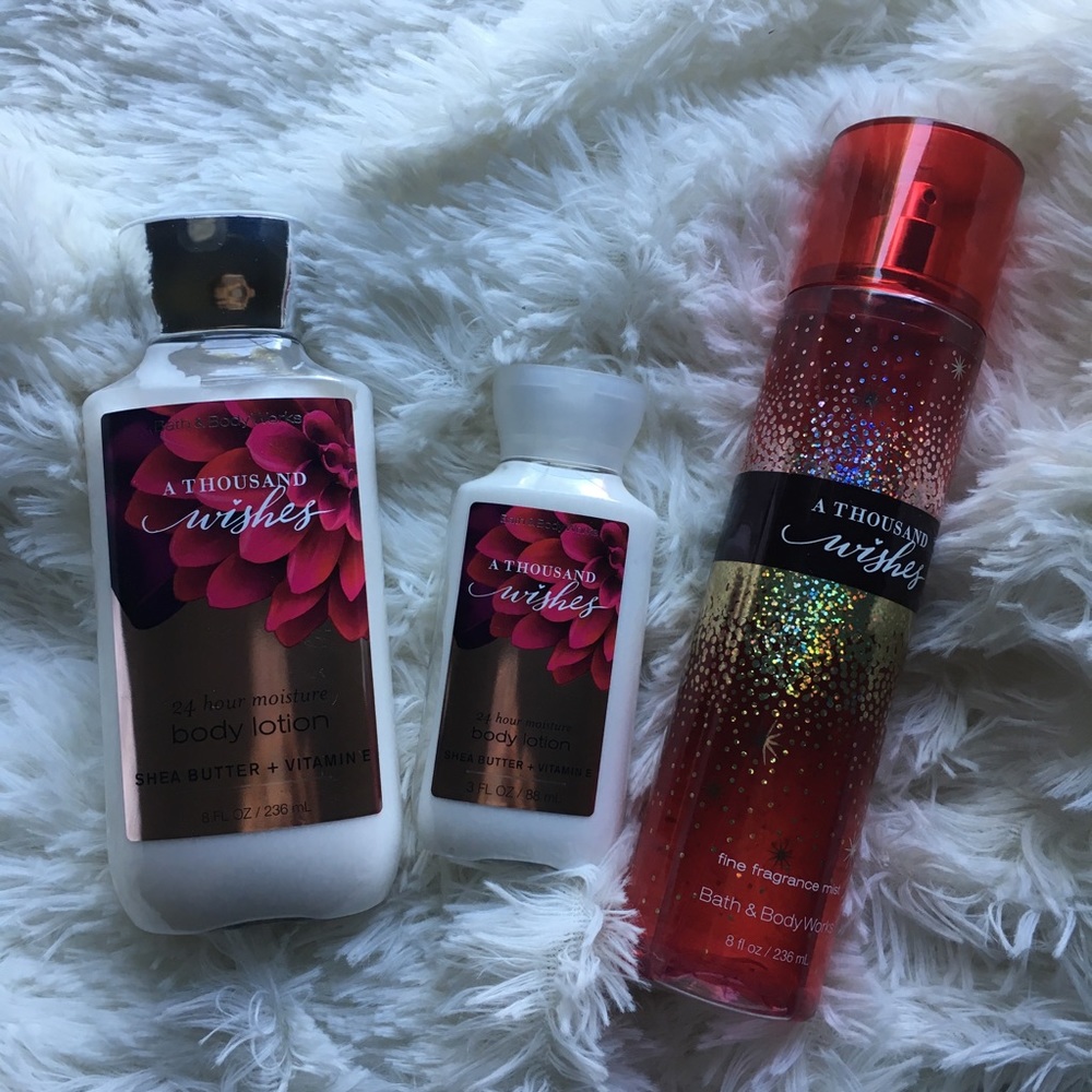 Bath and Body Works A Thousand Wishes Set